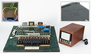 458711美元！一臺全功能蘋果Apple-1電腦被成功拍下